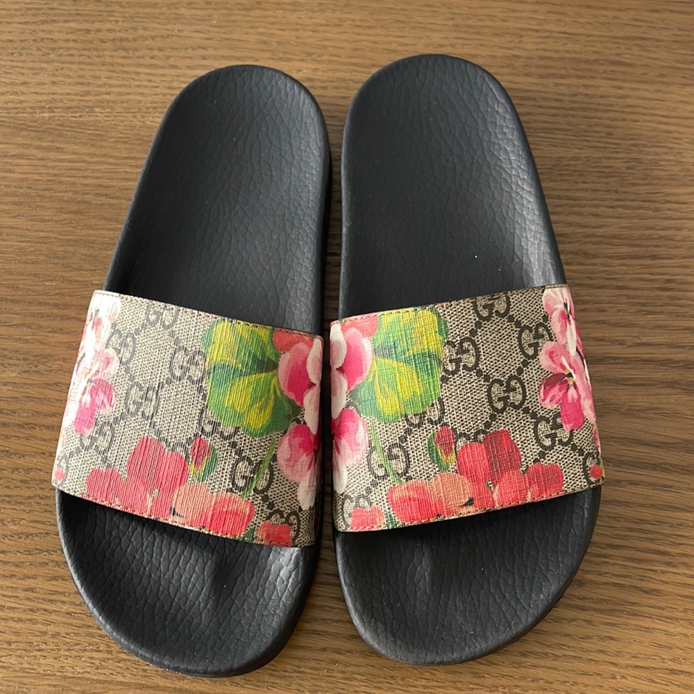 Gucci Floral Slides